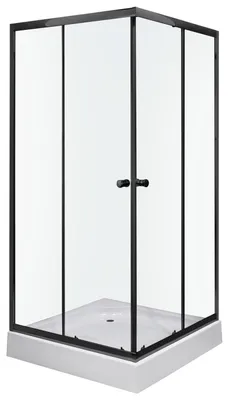 Zdjęcie produktu dla Kabina natrysk. Olga SQ 90 BLACK (z br.)