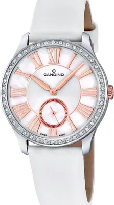 Produktbild von Candino Damen Uhr Armbanduhr C4596/1 Saphirglas Lederband