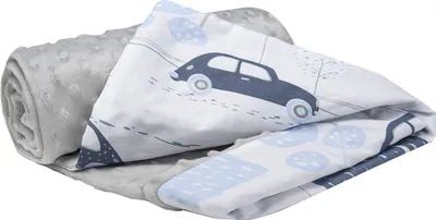 Produktbild von Babydecke für babys Baumwolle, 75x100, Retro-Autos