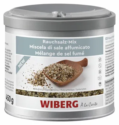 Produktbild von Wiberg Rauchsalz-Mix Würzmischung rauchige Note Packung 450g