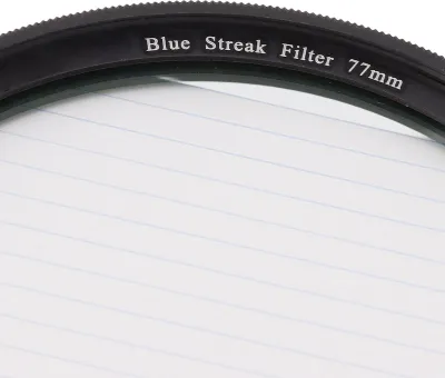 Produktbild von Blue Streak Spezialeffektfilter, Mikro-Einzelobjektiv-Kamera, optisches Glas für Nachtaufnahmen, 77 mm