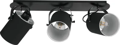 Immagine prodotto di EGLO 33647 Faretto "VILLABATE" in tessuto, nero, senza lampadine