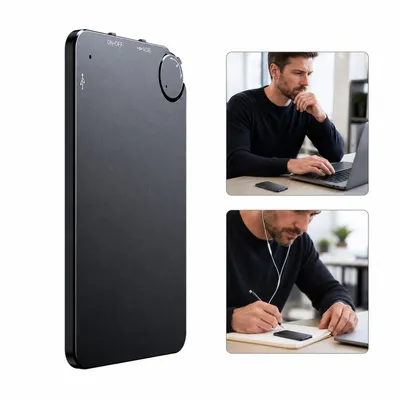 Produktbild von Digitaler Sprachrekorder mit MP3-Player, Tragbares Diktiergerät mit Geräuschunterdrückung, Sprachaktivierung, 150 Stunden Aufnahmezeit, 8GB