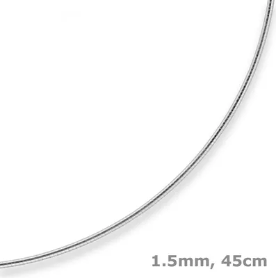 1-5mm-Tondakette-Omegareif-aus-925-Silber-rhodiniert-45cm