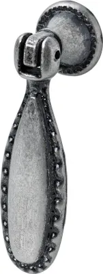 Produktbild von Hettich Möbelknopf Zinkdruckguss silber 60,0 x 18,5 mm - 1 Stück