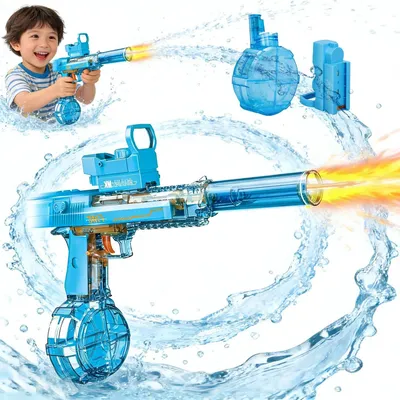 Produktbild von Wasserpistole Elektrisch Kinder Automatische Wasserpistole mit LED-Lichtern