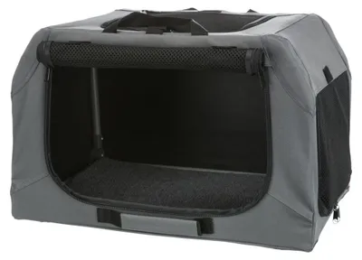 Produktbild von TRIXIE Hundebox Easy - grau - 50 × 33 × 36 cm