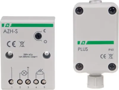 Image de Interrupteur crépusculaire AZ-112 PLUS 230V 16A avec sonde externe PLUS F&F