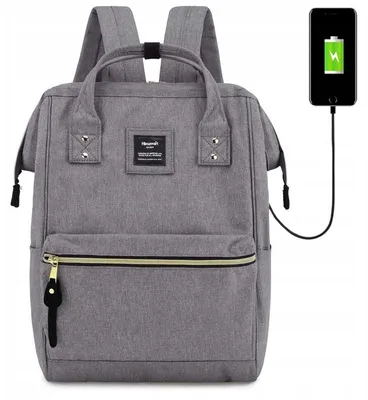 Produktbild von Himawari 9001 Rucksack für Laptop 13,3 Zoll Grau USB