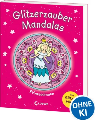Produktbild von Glitzerzauber-Mandalas - Prinzessinnen