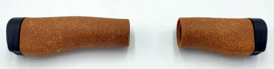 Produktbild von Cycleparts Fahrradgriffe Gummi Kork kurz und lang Drehschaltgriff 125/90mm
