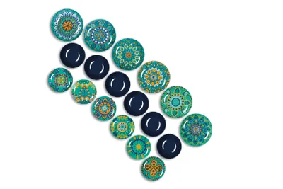 Obrázok produktu pre Sada riadu Excelsa, 18-dielna, porcelán Maiolica, modrá