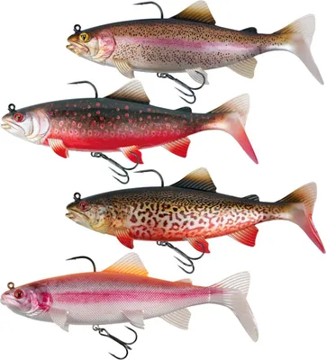 Produktbild von Fox Rage Replicant Trout - Gummiforelle, Farbe:Supernatural Golden Trout, Länge / Gewicht:23cm / 155g
