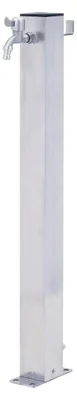 Produktbild von Wassersäule 60 cm aus Edelstahl, eckig
