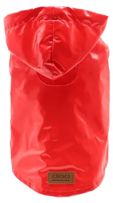 Productafbeelding van Croci C7274475 Regenjas Raindrop, kleur Cherry, 20 cm
