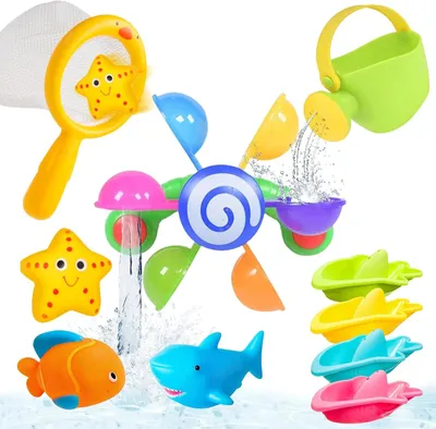 Produktbild von Badespielzeug 10 Stücke, für Badewanne