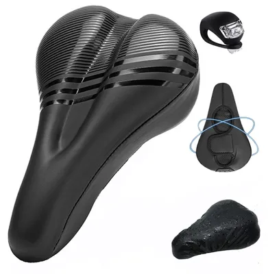 Image de Housse de selle vélo - Gel imperméable - Housse de pluie - 28,5 x 18,5 cm - Antidérapante
