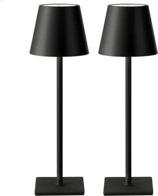 Produktbild von Visdanfo drahtlose LED-Tischlampe, 5000-mAh, dimmbar, 2700-6000K, wasserdicht, ideal für Schlafzimmer und Außenbereich