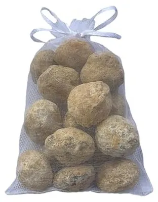 Productafbeelding van Kwarts Minigeodes Set - Zelf Openen, 20 Stuks Geluksgeoden met Handleiding