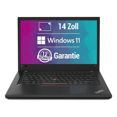 Produktbild von Lenovo ThinkPad T480 - 14 Zoll Full HD Laptop Intel Core i5-8350U - 8GB RAM 256GB SSD - Windows 11 Pro