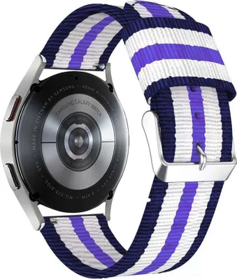 Produktbild von SYSTEM-S Armband 20 mm aus Nylon für Samsung Galaxy Watch 4 Smartwatch in Bunt