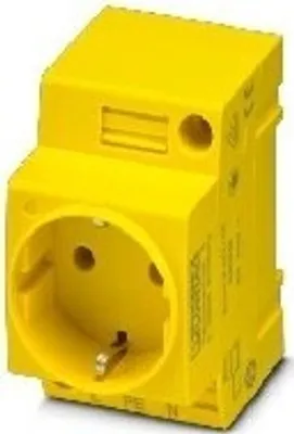 Produktbild von Phoenix Contact 1068038, Gelb, 250 V, 16 A, -20 - 60 °C, 45 mm, 60 mm