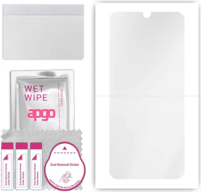 Produktbild von apgo Hydrogel Schutzfolie, Klar, kompatibel mit Samsung Galaxy A04s, flexibele Displayschutzfolie, Folie mit Positionierhilfe, kratzfest, einfache Montage