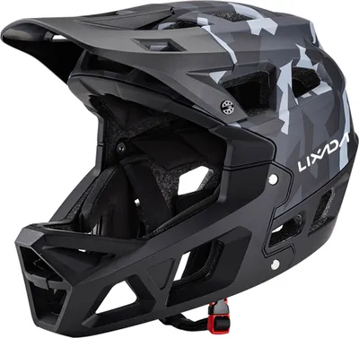 Produktbild von Kask rowerowy LIXADA, kask na rower górski, kask na rower terenowy, z raportem z testów bezpieczeństwa EN1078, rozmiar L (36,8 x 24,6 x 28 cm/14,5 x 9,7 x 11 cali)