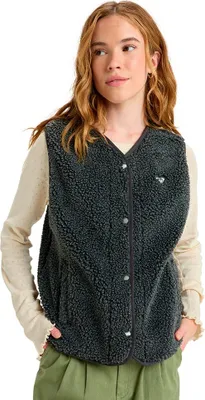 Obrázek produktu pro Roxy Iconic Town Fleece Weste Grau M Frau Grau M