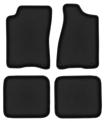 Obrázok produktu pre Velúrové autokoberce pre: Audi 80 B3 1986-1991 (sedan) – sada 4 ks, čierne, na mieru – Wielganizator DURBAN