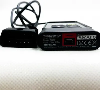 Produktbild von thinkcar OBD2 Diagnosegerät, THINKOBD100 Diagnosegerät Auto mit Vollständige OBD2/EOBD-Funktionen, Verbesserte OBD-II diagnosewerkzeuge, Universal KFZ Auslesegerät für Alle OBDII Protokoll