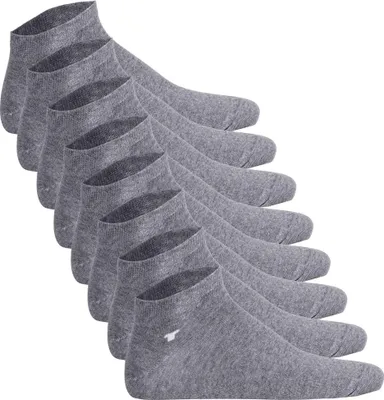 Produktbild von TOM TAILOR 8er Pack Uni Socken - Basic, Sneakersocken, einfarbig Grau 43-46