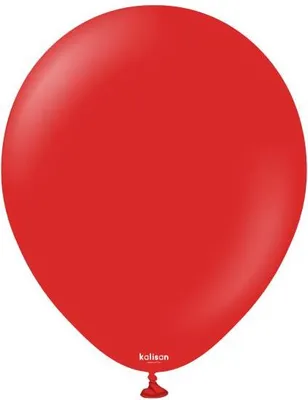 Obrázek produktu pro Kalisan Červené latexové balónky, červené 12 cm, 100 ks.