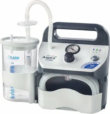 Obrázek produktu pro FLAEM ASPIRA GO Přenosná profesionální lékařská odsávačka na baterii, 30l