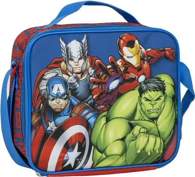Produktbild von Thermischer Frühstücksträger The Avengers Blau 8 x 21 x 22 cm