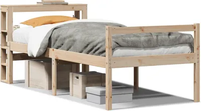 Obrázok produktu pre vidaXL Seniorská posteľ s čelom 90x200 cm z masívneho borovicového dreva
