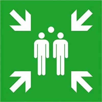 Immagine prodotto di SafetyMarking® Rettungszeichen   - Sammelstelle