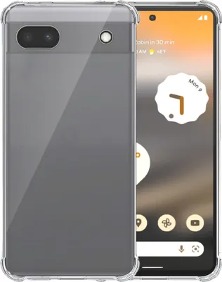 Image de Coque de téléphone pour Google Pixel
  6A Transparent - Coque antichoc TPU Silicone avec Bumper Transparent -
  Smartphonics