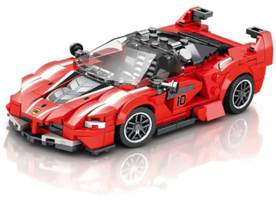 Image de Reobrix 686 Voiture de course à l'échelle 1:24, modèle à assembler, 369 pièces