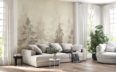 Zdjęcie produktu dla DECO WALLS fototapeta do pokoju dziecięcego BOHO-Forest - Wyjątkowa trwałość XXL 197x296 cm