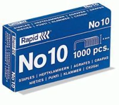 Produktbild von Rapid Heftklammer No. 10/20710702 Nr.10 Inh.5000