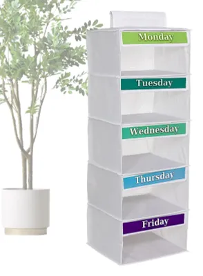 Zdjęcie produktu dla Wisząca szafka organizacyjna z pięcioma półkami