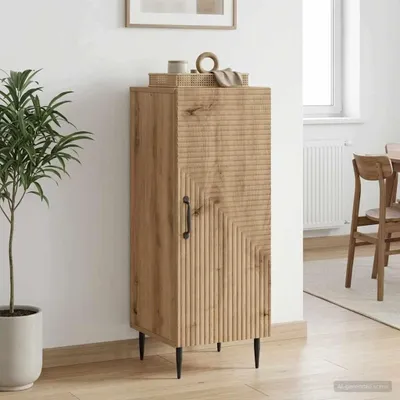 Obrázek produktu pro Maison Exclusive – příborník Artisan z dubového dřeva 33 x 34,5 x 89,5 cm, dřevotřísková deska