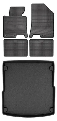 Immagine prodotto di Tappetini gomma SolidPRO + bagagliaio per Hyundai i40 2011-2019 5 pezzi