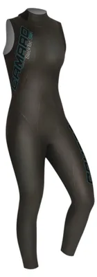 Produktbild von Camaro Blacktec Damen 7/8 Shorty Speedskin Triathlon Neoprenanzug Schwimmanzug - Groesse: 38 (S)