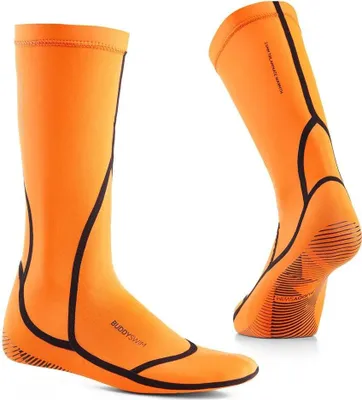 Image de Chaussures en néoprène Buddyswim Trilaminate Warmth 2,5 mm, orange, pointures 38-39