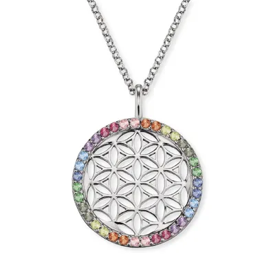 Produktbild von Engelsrufer Kette ERN-LILLIFL-ZIM Lebensblume multicolor