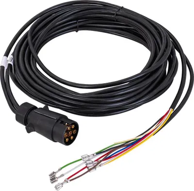 Obrázok produktu pre Elektrická inštalácia MANTES zväzok prívesu 7m 7 PIN konektory 6.3