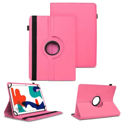 Produktbild von Tablet Hülle für Huawei MatePad 10.4 Schutzhülle Tasche Cover 360° Drehbar CaseFarben:Pink