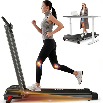 Produktbild von VOWVIT Klapplaufband für Zuhause, 1–10 km/h, 2,25 PS, 4% Neigung, bis 100 kg
